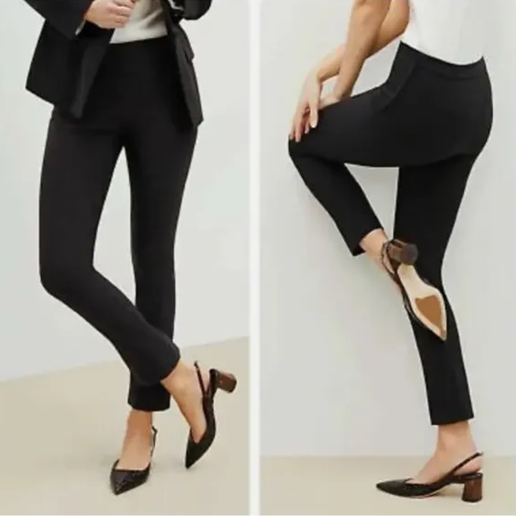 J17 Mm Lafleur Pants Power Stretch Side Zip Black Pants